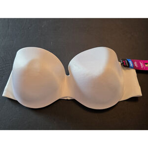 Maidenform Comfort Devotion 09417 Multiway Bra White 38D Underwire Back Closure